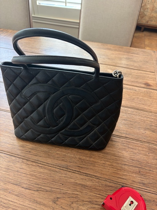 CHANEL Handbags - CHANEL Black Quilted CC Top-Handle Tote